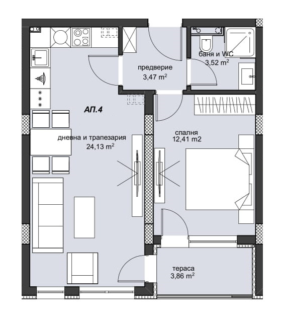 Продава 2-СТАЕН, гр. Пловдив, Христо Смирненски, снимка 3 - Aпартаменти - 49284545