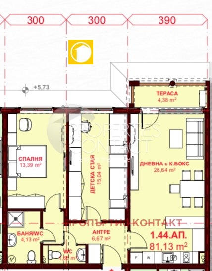 Продава  3-стаен област Бургас , гр. Свети Влас , 102 кв.м | 11297619 - изображение [4]