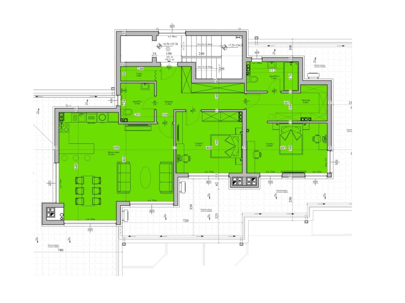 En venta  2 dormitorios Varna , Izgrev , 150 metros cuadrados | 20698328 - imagen [4]