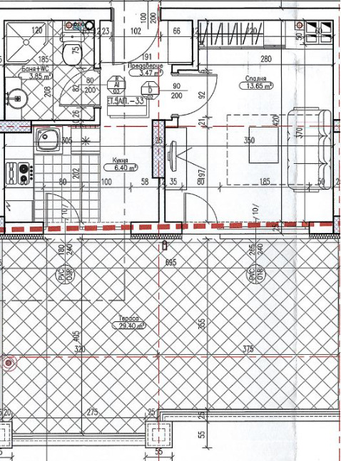 Na sprzedaż  1 sypialnia Sofia , Drużba 1 , 72 mkw | 57087448 - obraz [2]