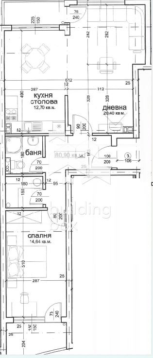 À venda  1 quarto Sofia , Manastirski livadi , 92 m² | 84565138 - imagem [7]