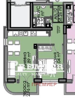 Продава 2-СТАЕН, град Бургас, Мадика • 92633 € / 181174.40 лв. • 95276767 1