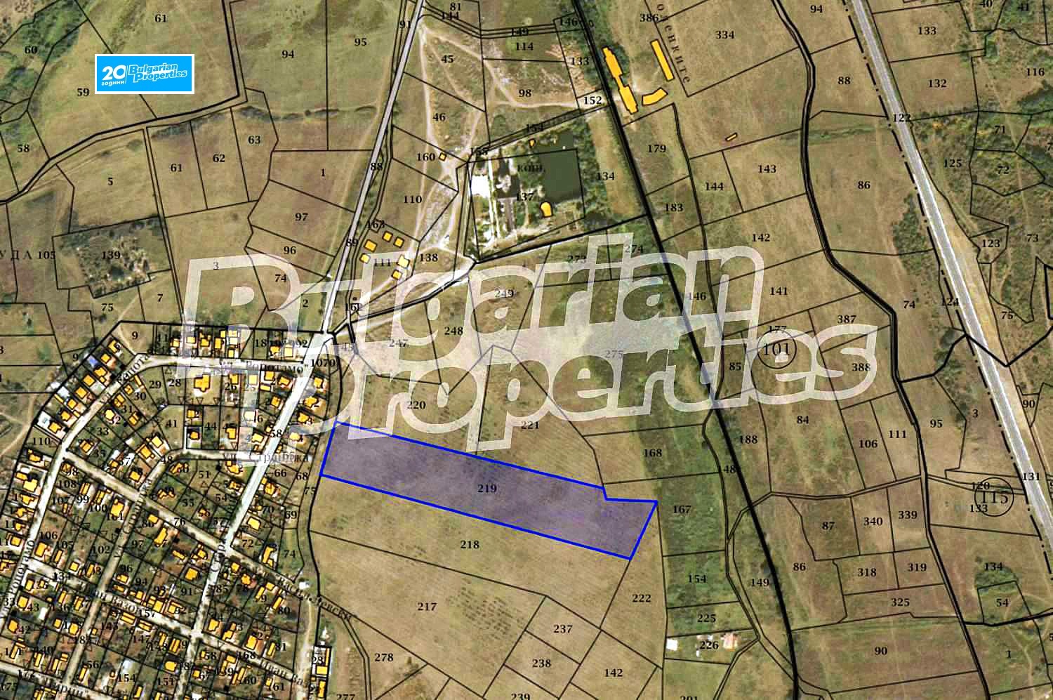 Продава ПАРЦЕЛ, с. Равадиново, област Бургас, снимка 2 - Парцели - 44079561