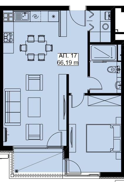 En venta  1 dormitorio Sofia , Vitosha , 75 metros cuadrados | 61406439 - imagen [2]