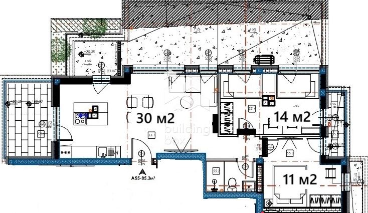 Til salgs  2 soverom Varna , Izgrev , 102 kvm | 52928723 - bilde [2]