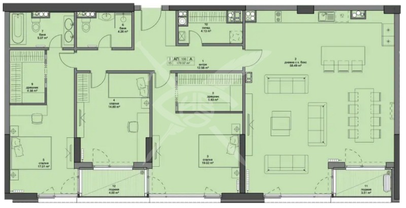 Продава  4-стаен град София , Кръстова вада , 214 кв.м | 16103363