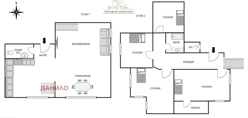 Продава МЕЗОНЕТ, гр. Велико Търново, Център, снимка 16 - Aпартаменти - 48110034