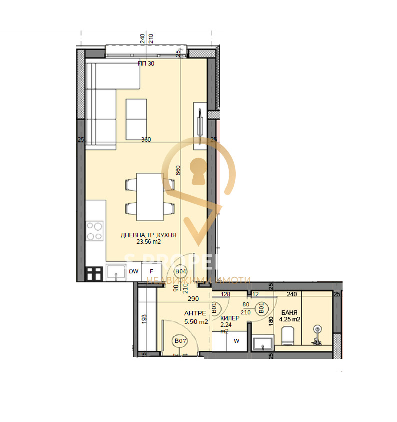Til salg  Studie Varna , Galata , 44 kvm | 91568392 - billede [3]