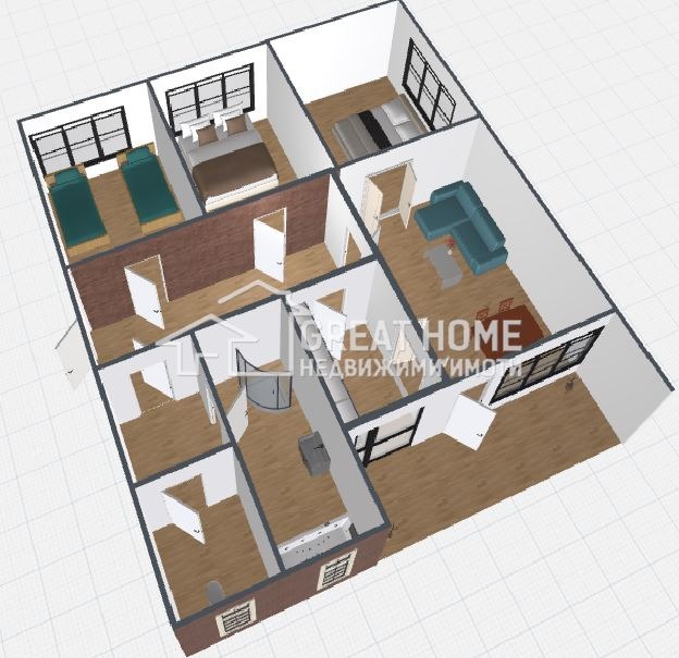 Продава МНОГОСТАЕН, гр. Търговище, Изток 1, снимка 8 - Апартаменти - 53860599