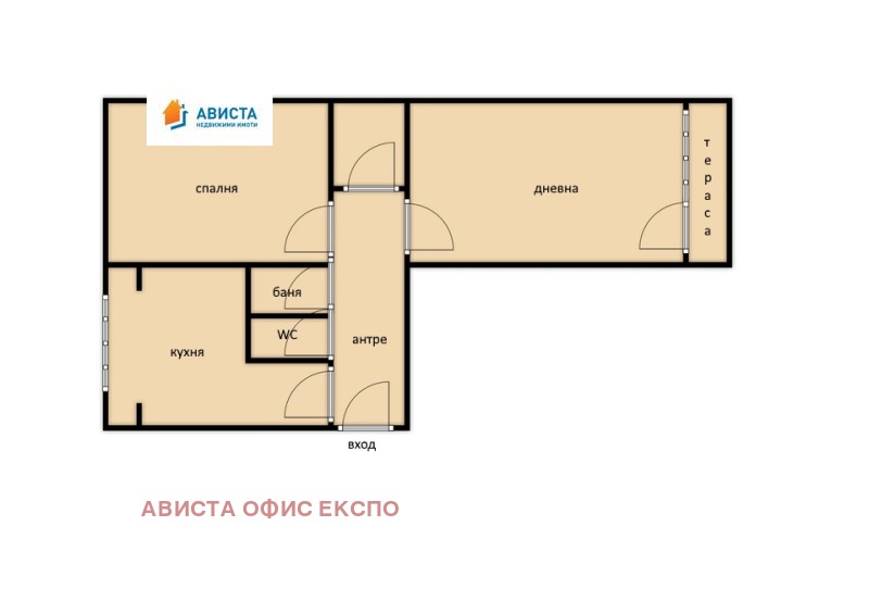 Продаја  1 спаваћа соба Софија , Дружба 1 , 61 м2 | 84981070 - слика [11]