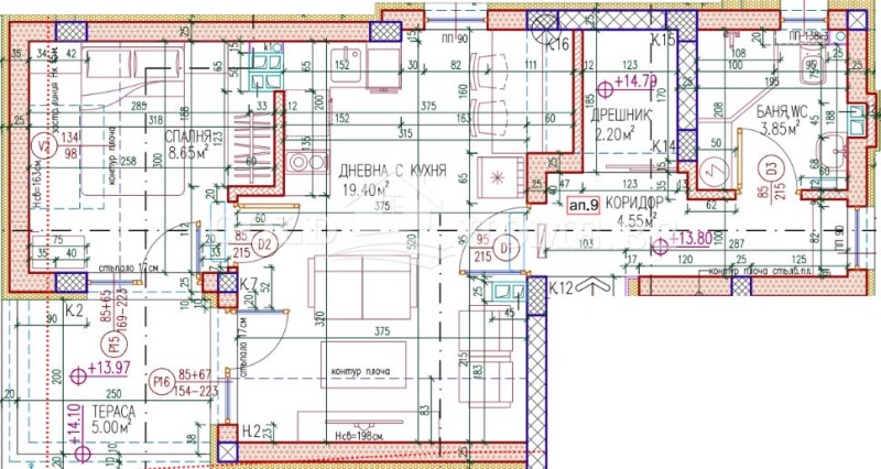 Myytävänä  1 makuuhuone Plovdiv , Kamenitsa 1 , 86 neliömetriä | 72658332 - kuva [2]