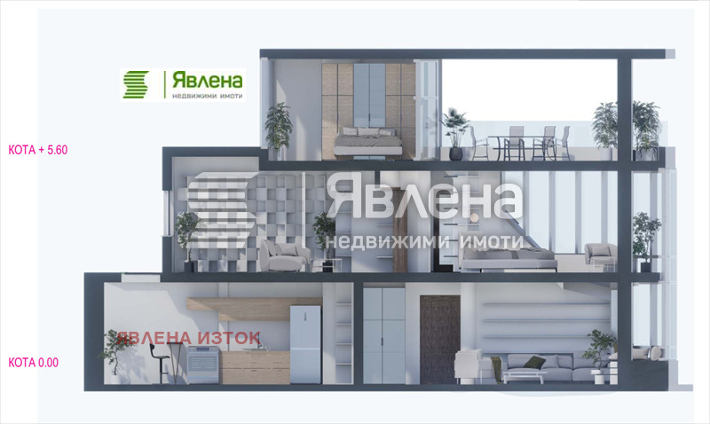 Продава ОФИС, гр. София, Лозенец, снимка 4 - Офиси - 55827515