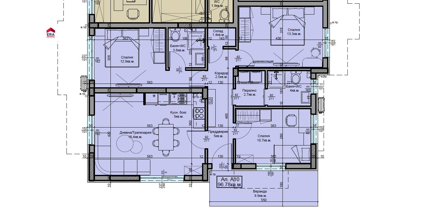 Продава 4-СТАЕН, гр. Пловдив, Остромила, снимка 6 - Апартаменти - 54267178