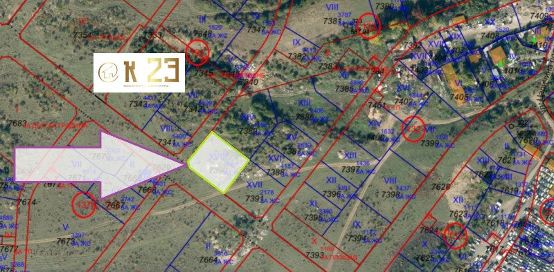 Продава ПАРЦЕЛ в град София, Горубляне - 1791 кв.м / 556 643 € » 1 088 699.08 лв., К 23