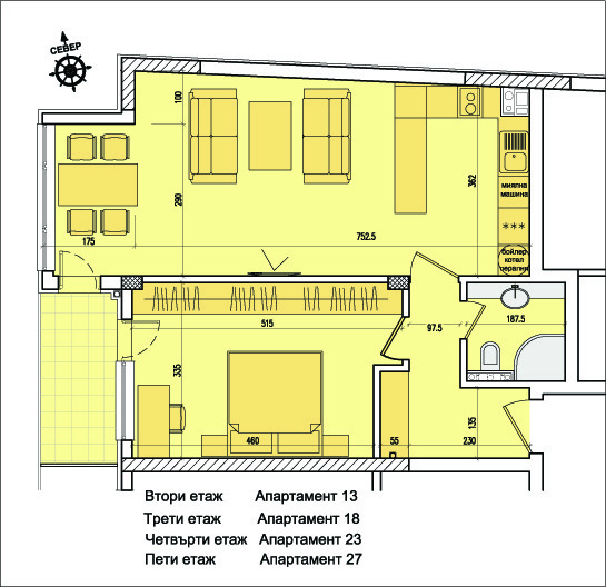Продава 2-СТАЕН, гр. София, Кръстова вада, снимка 3 - Апартаменти - 54925209