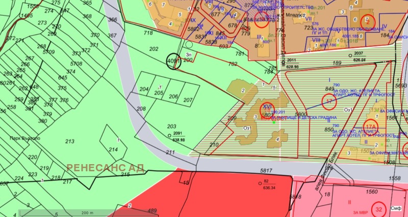 Продава ПАРЦЕЛ в град София, Младост 2 - 15043 кв.м / При запитване, РЕНЕСАНС АД