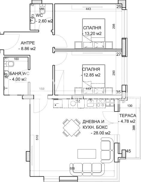 Продава 3-СТАЕН, гр. Пловдив, Младежки Хълм, снимка 1 - Aпартаменти - 47541148