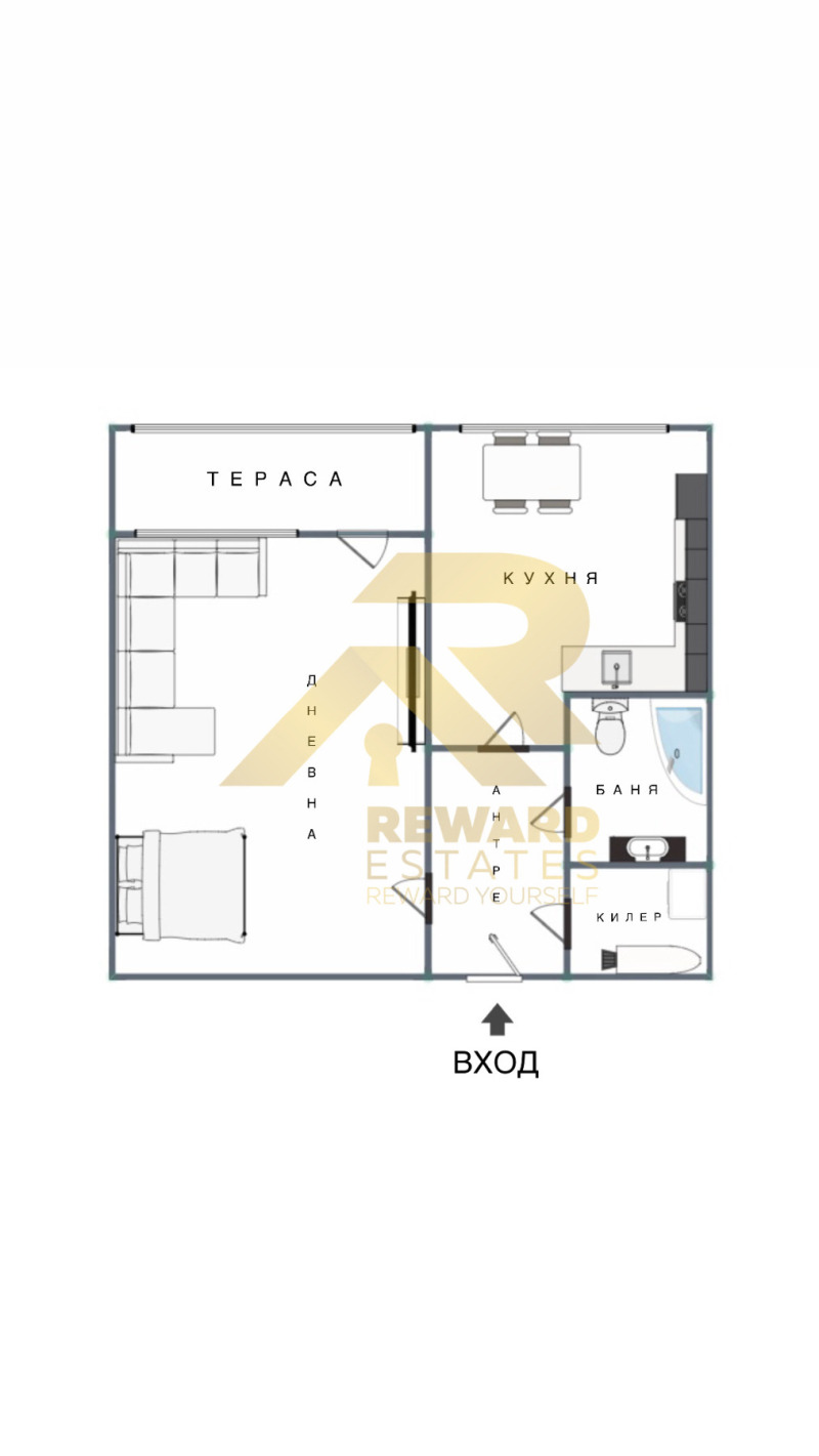Продава 1-СТАЕН, гр. София, Сухата река, снимка 11 - Апартаменти - 52519587
