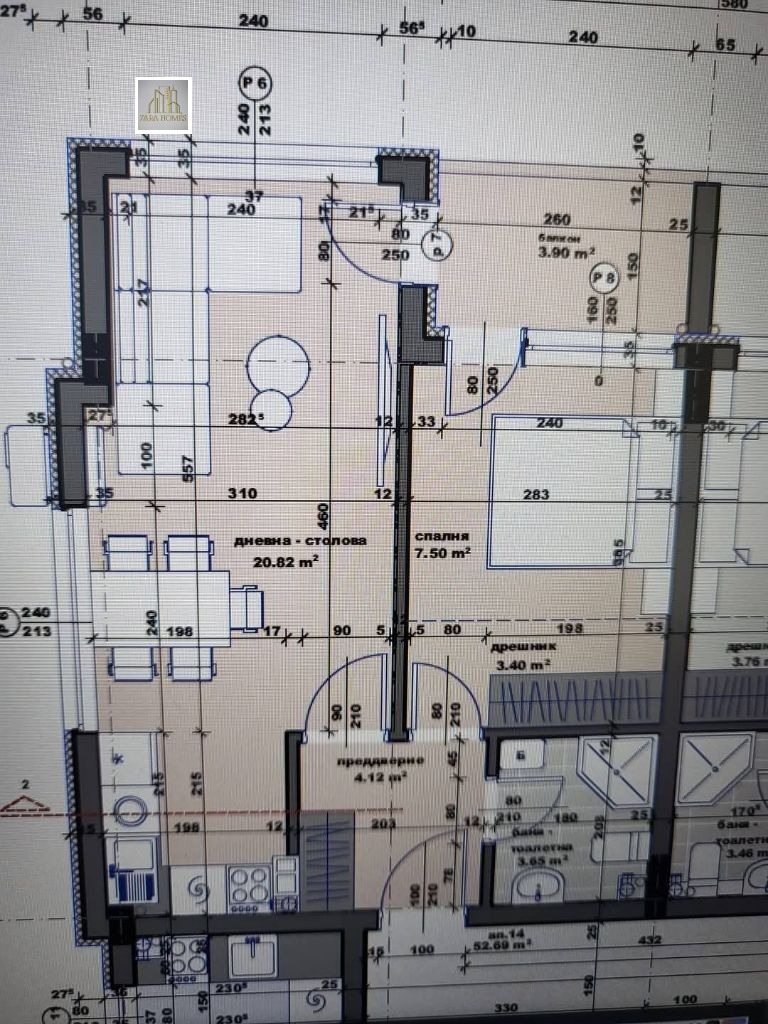 Продава 2-СТАЕН, гр. Стара Загора, Железник - център, снимка 3 - Апартаменти - 53878747