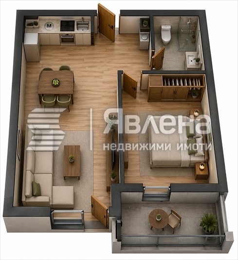 Продава 2-СТАЕН, гр. София, Модерно предградие