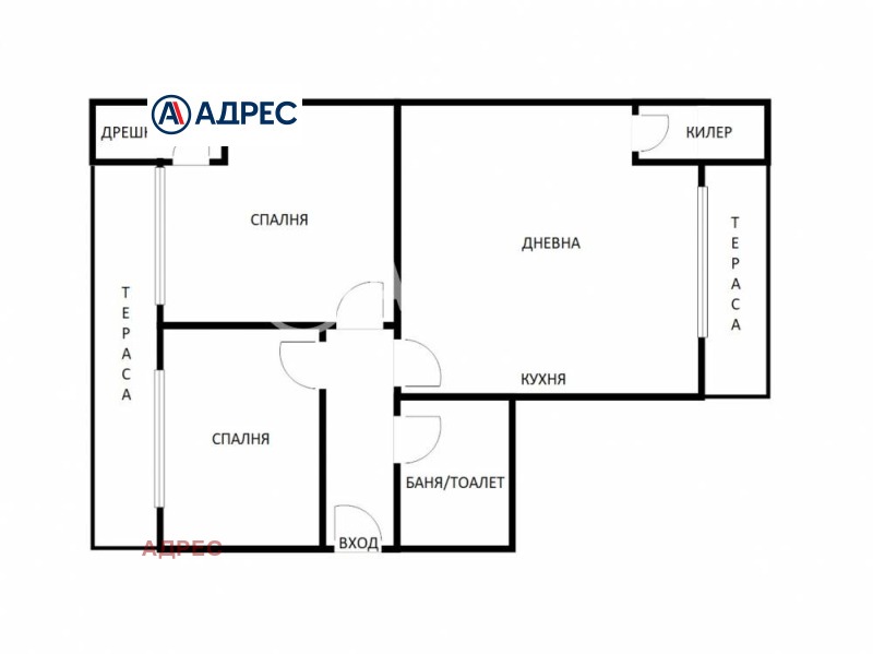 Продава 3-СТАЕН, гр. Варна, Галата, снимка 4 - Апартаменти - 52127237