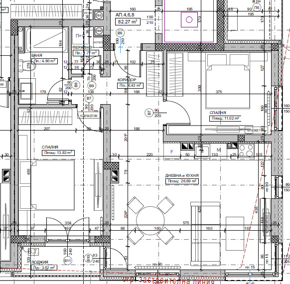 Продава 3-СТАЕН, гр. София, Кръстова вада, снимка 3 - Апартаменти - 55702666