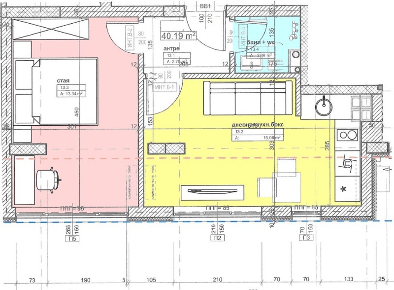 Zu verkaufen  1 Schlafzimmer Sofia , Zentar , 65 qm | 28171797 - Bild [2]