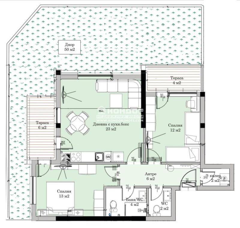 Zu verkaufen  2 Schlafzimmer Plowdiw , Karschijaka , 140 qm | 57539605 - Bild [4]