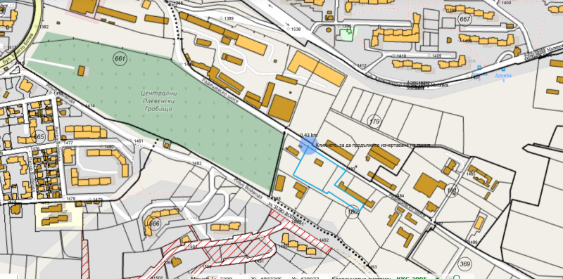 Продава ПАРЦЕЛ, гр. Плевен, Широк център, снимка 2 - Парцели - 52989897