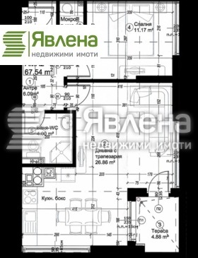 2-стаен град София, Манастирски ливади 15