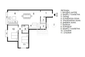 2 Schlafzimmer Zentar, Sofia