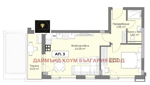 Продава 2-СТАЕН, гр. Пловдив, Христо Смирненски, снимка 3 - Aпартаменти - 49542412