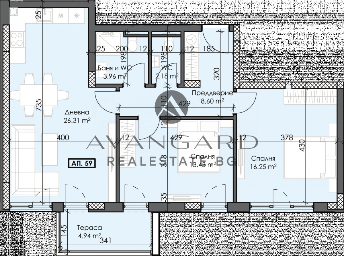 Продава 3-СТАЕН, гр. Пловдив, Тракия, снимка 6 - Апартаменти - 53763821