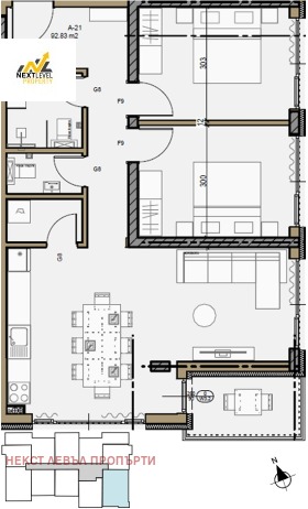 2 slaapkamers Malinova dolina, Sofia 1