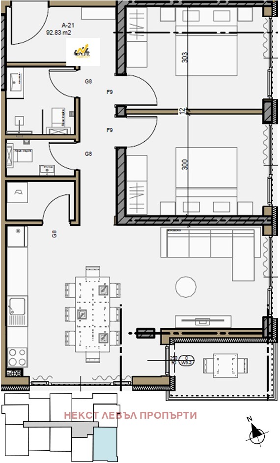 Продава 3-СТАЕН, гр. София, Малинова долина, снимка 1 - Aпартаменти - 49355823