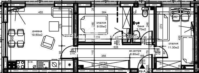 Продава 3-СТАЕН, гр. Пловдив, Христо Смирненски, снимка 9 - Апартаменти - 54498624