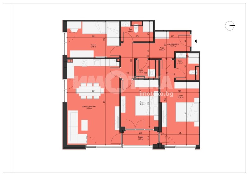 Продава  Многостаен град София , Младост 4 , 147 кв.м | 59652950 - изображение [2]