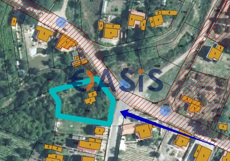 Te koop  Verhaallijn regio Boergas , Goritsa , 1396 m² | 25832140