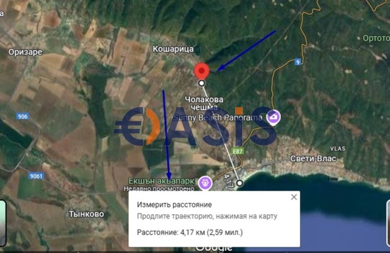Продава ПАРЦЕЛ, с. Кошарица, област Бургас, снимка 7 - Парцели - 52050101
