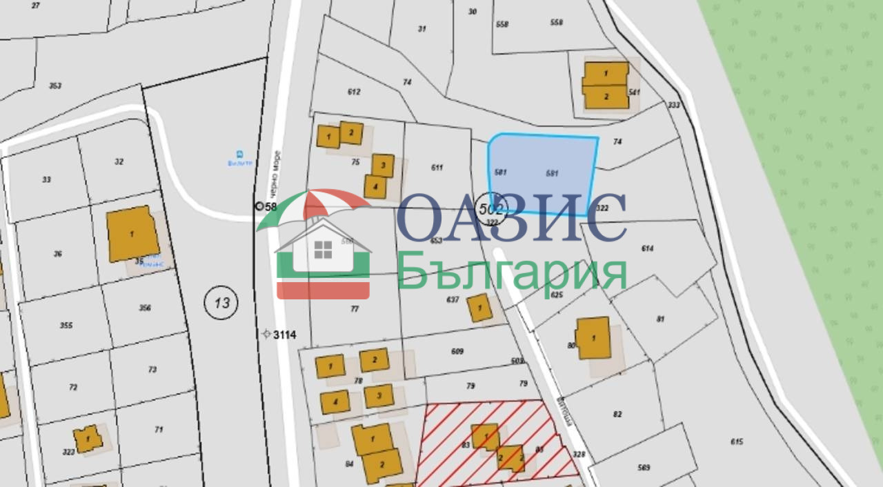 Продава ПАРЦЕЛ, с. Кошарица, област Бургас, снимка 3 - Парцели - 52050101