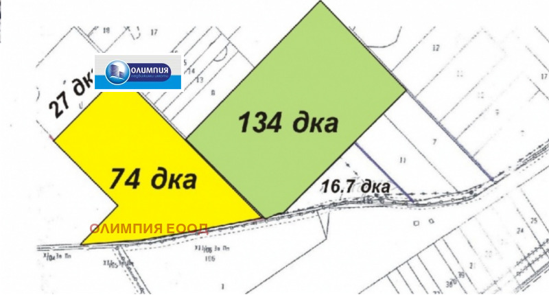 Продава ПАРЦЕЛ в град Русе, Нова промишлена зона - 134000 кв.м / 3 752 000 € » 7 338 274.16 лв., ОЛИМПИЯ ЕООД