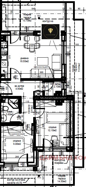 Продава  2-стаен град Пловдив , Остромила , 107 кв.м | 53192174 - изображение [2]