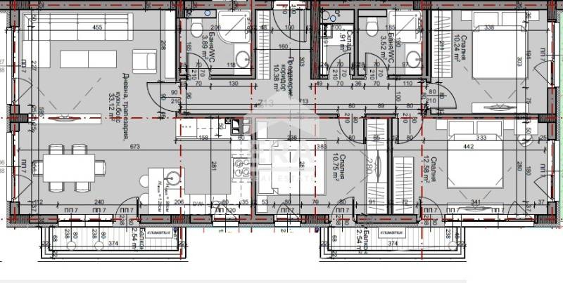 Продаја  3 спаваће собе Софија , Младост 4 , 127 м2 | 66777810 - слика [5]
