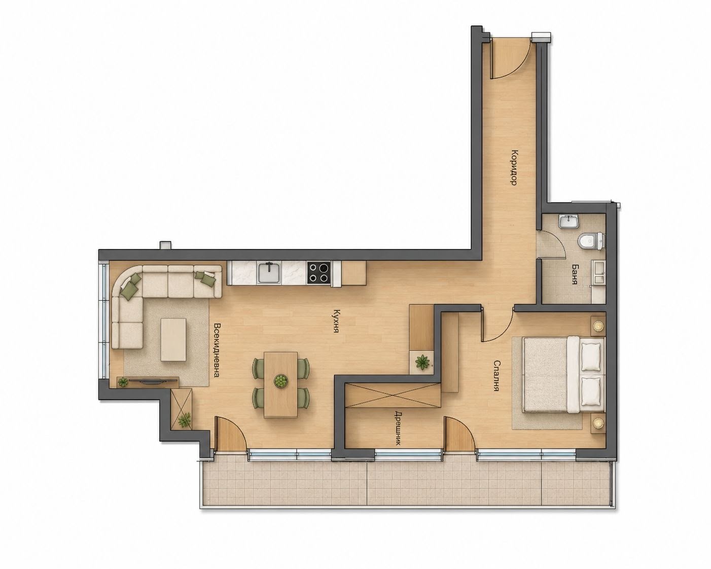 Продава 2-СТАЕН, гр. София, Изток, снимка 2 - Апартаменти - 54711642