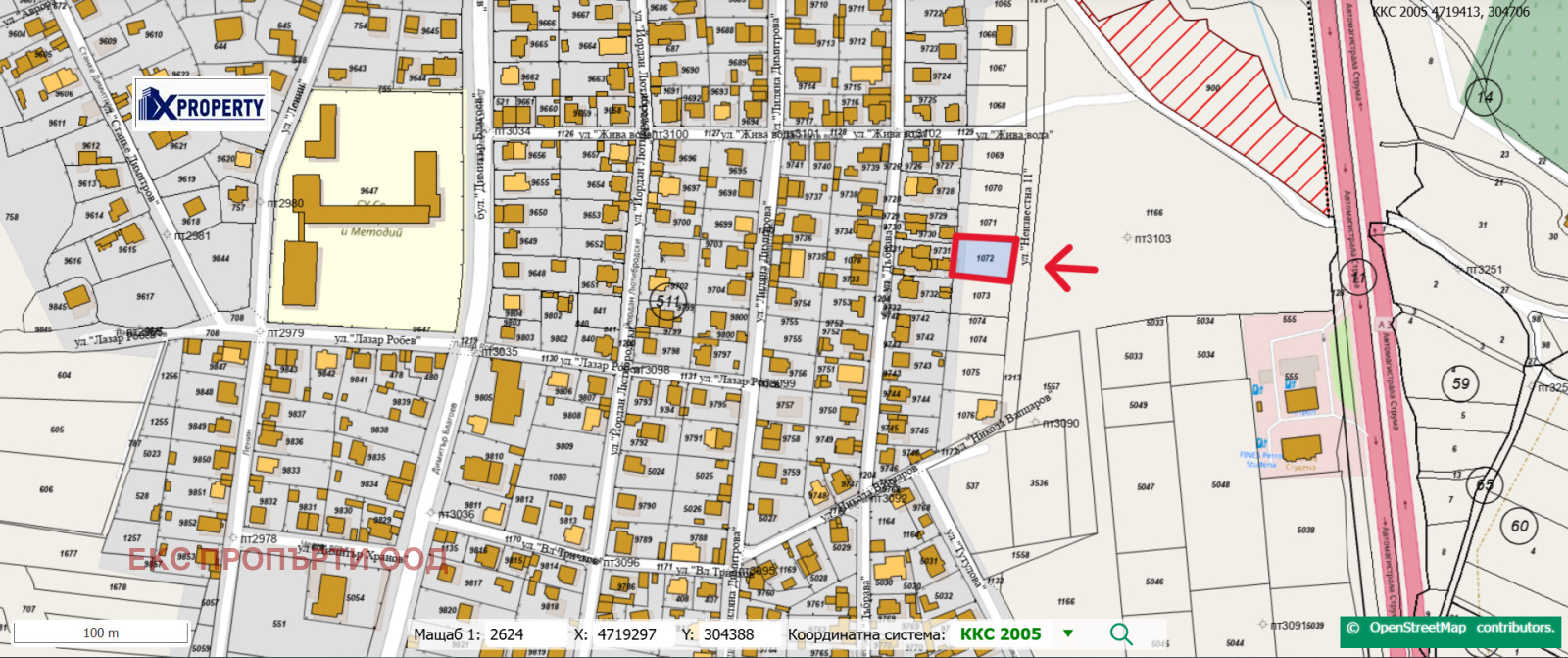 Продава ПАРЦЕЛ, гр. Перник, Църква, снимка 2 - Парцели - 54839776