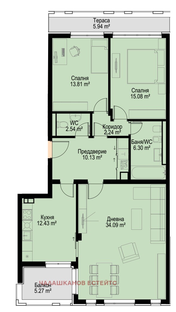 Продава 3-СТАЕН | Imot.bg — изображение 2