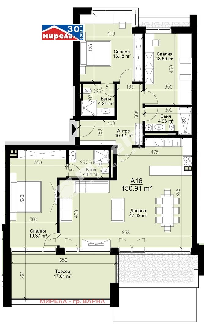 Продава 4-СТАЕН, град Варна, Бриз • 396500 € • 71443946 — Holmes.bg
