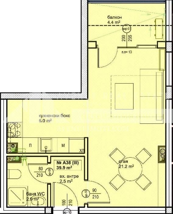 Продава  1-стаен град Бургас , Братя Миладинови , 47 кв.м | 27375656