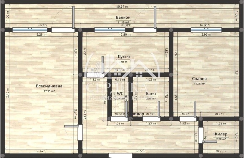 Satılık  1 yatak odası Sofia , Hadji Dimitar , 67 metrekare | 55376738 - görüntü [10]