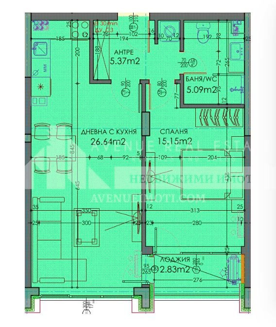 Продаја  1 спаваћа соба Пловдив , Тракија , 78 м2 | 11690563 - слика [3]